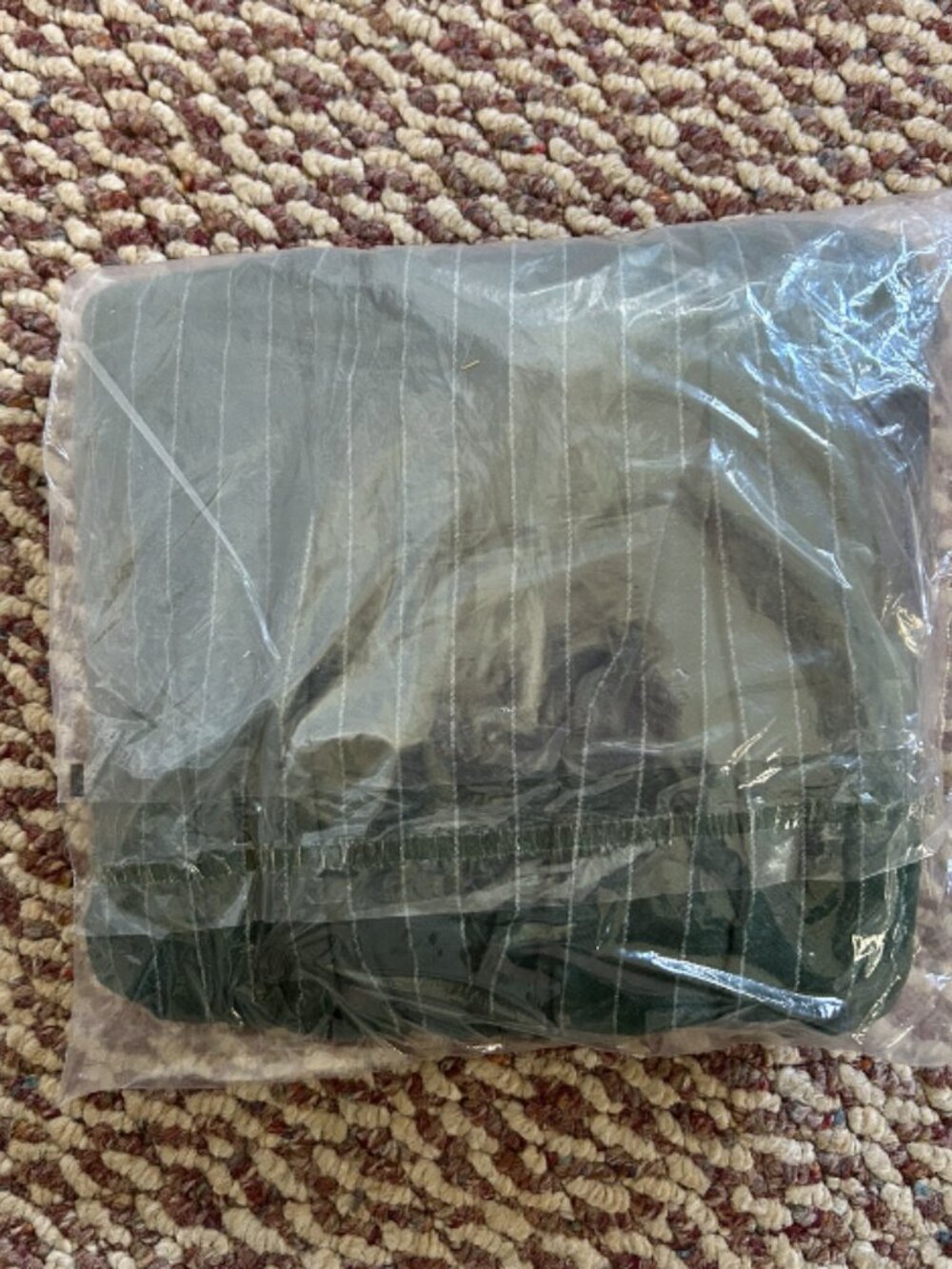 Lulus Feeling the Best Green Striped Tie-Back Midi Dress with Pockets XL - Picture 7 of 7